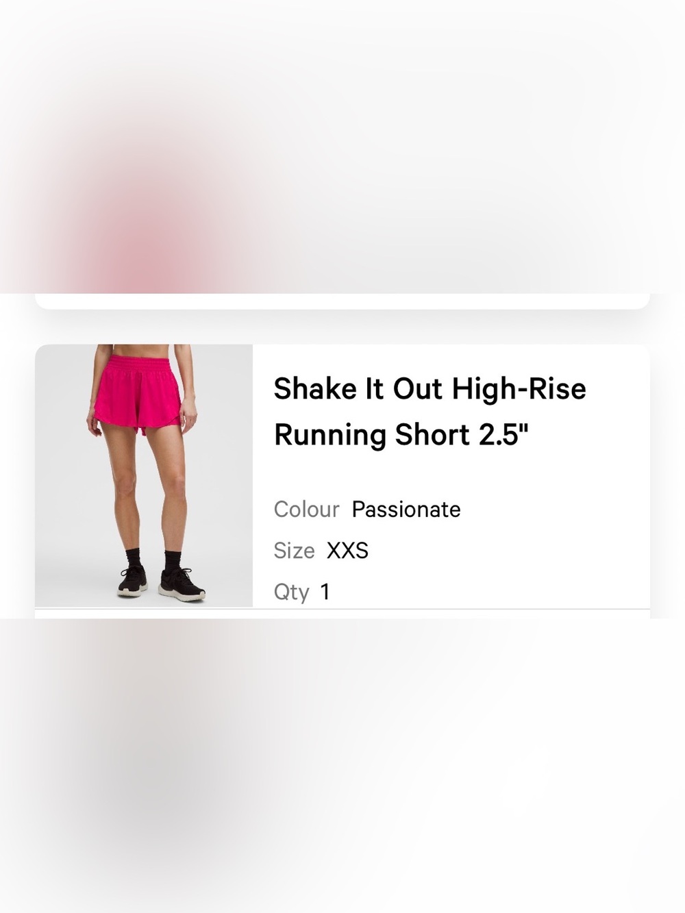 lululemon athletica shake it out short - XXS